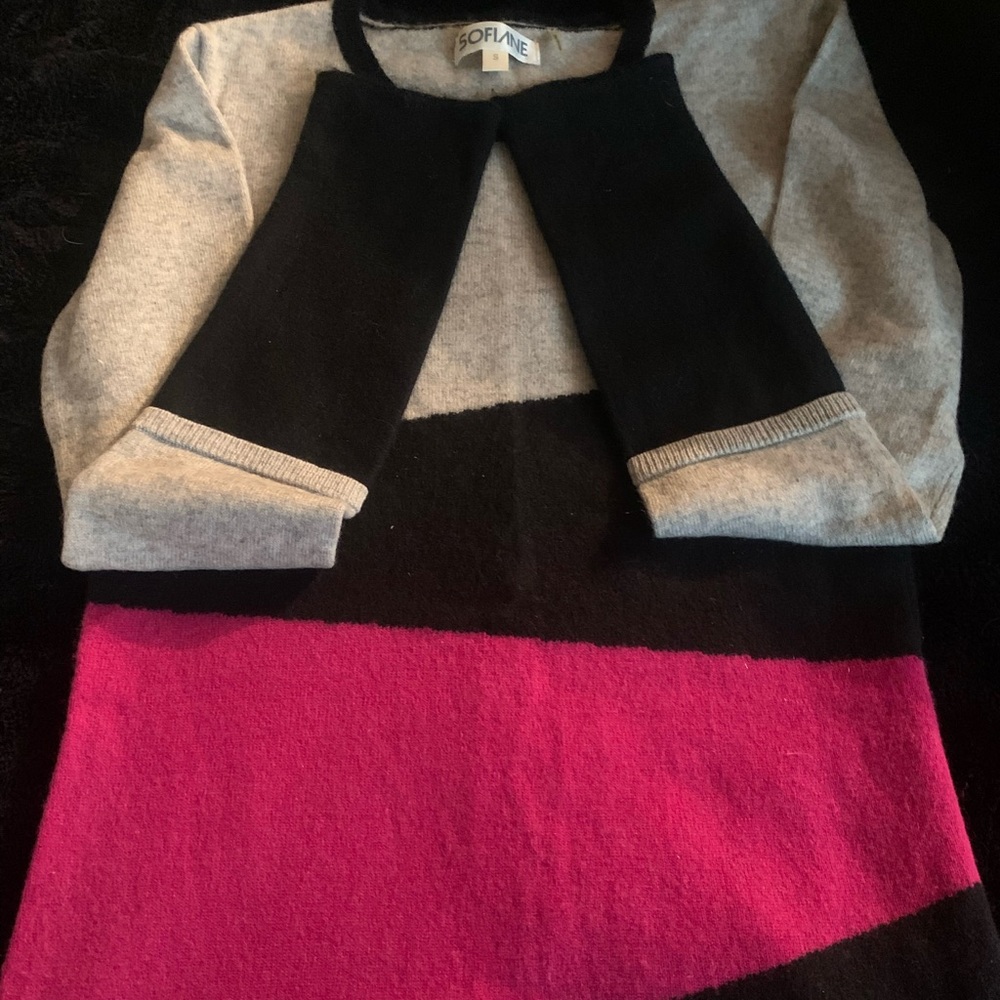 Colorblock Sweater Dress